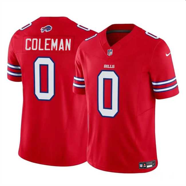 Men & Women & Youth Buffalo Bills #0 Keon Coleman Red 2024 Draft F.U.S.E. Vapor Untouchable Limited Stitched Jersey